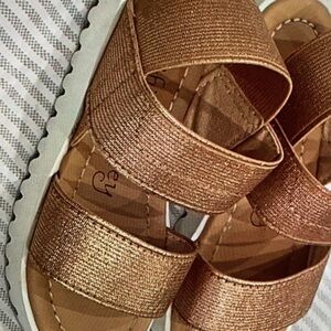 Metallic shiny shoes